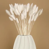 YAPAY ÇİÇEKÇİNİZ Dekoratif 3’lü Set: 8’li Yapay Lale Demeti + Okaliptus Demeti + 3’lü Pamuk Otu – Salon & Masa Çiçek Aranjmanı thumbnail 4