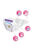 Paddlers Bebek Bezi 6 Numara X-Large 152 Adet (15+Kg) Ekstra Jumbo Set thumbnail 2