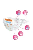 Paddlers Bebek bezi 3 Numara Midi 280 Adet (4-9 Kg) Ekstra Jumbo Set thumbnail 2