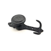 Antika Tarz Dekoratif Pirinç Portmanto Askı - 115x51 mm, Oksit - 1