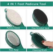 Premium Ayak Topuk Bakım Törpüsü Güzellik 4 in 1 Multifonksiyonel Ayak Topuk Bakım Aleti thumbnail 4