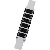 Premium Seri Güvenilir Hızlı Bükülebilir Taşınabilir Tek Kullanımlık Şerit Ateş Ölçer 5 Adet thumbnail 3