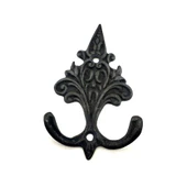 Antika Tarz Dekoratif Pirinç Çam Figürlü Askı - 98x57 mm, Oksit - 1