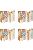 Wanpy Karışık 8 Lezzetli Krema/sıvı Kedi Ödülü 25x14gr X 4 Adet - 1