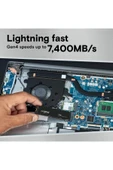 Crucial T500 2TB SSD Gen4 NVMe M.2 CT2000T500SSD8 - 2