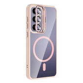 Galaxy S25 Plus Kılıf Standlı ve Kamera Lens Hediyeli M-Safe Şarj Özellikli Etro Kapak thumbnail 6