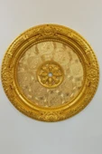 Decomarket Decogold Altın Renk Oval Göbek Saray Tavan 90x90 cm thumbnail 1
