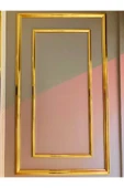 MİVA KONSEPT ALTIN (GOLD) RENK DEKORATİF POLİİÜRETAN DUVAR ÇITASI ( 1 BOY :240 CM EN :2.5 CM) thumbnail 2