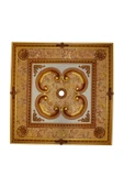 Decomarket Decogold 90*90 Cm Kare Kahve Eskitme Saray Tavan thumbnail 1