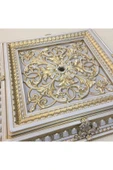 DECOGOLD Saray Tavan Göbek Panel 72cm*72cm Bronz Içerisine Led Döşenebilir Panel thumbnail 3
