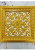 DECOZZA Saray Tavan 60 Cm Gold Panel Led Döşenebilir Asma Tavan Uyumlu thumbnail 3