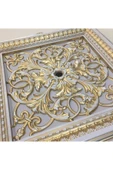 DECOGOLD Saray Tavan Göbek Panel 72cm*72cm Bronz Içerisine Led Döşenebilir Panel thumbnail 4