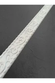 MİVA KONSEPT Dekoratif Poliüretan Saray Duvar- Tavan Çıta Bordürü -renk : Beyaz (EN:8.5 CM-BOY:100 CM)-duvar Süsü thumbnail 1