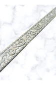MİVA KONSEPT Dekoratif Poliüretan Saray Duvar&Tavan Çıta Bordürü -Renk :Gümüş (EN:10 CM-BOY:100 CM)-Duvar Süsü thumbnail 1