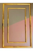 MİVA KONSEPT ALTIN GOLD RENK DEKORATİF POLİÜRETAN DUVAR ÇITASI 2' Lİ HAZIR KESİM ÇERÇEVE SETİ thumbnail 2