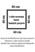 DECOZZA Boyanabilir Dekoratif Hazır Çerçeve Antre Ve Koridor Çerçevesi 2,5 Cm Çıta thumbnail 2