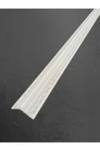 MİVA KONSEPT Dekoratif Poliüretan Duvar- Tavan  Köşe Profili Çıtası Beyaz Renk (EN:4X4 CM-BOY:100 CM)- Duvar Süsü thumbnail 1