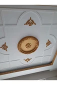 Decomarket Decogold Altın Renk Oval Göbek Saray Tavan 90x90 cm thumbnail 5