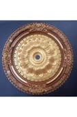 Decomarket Decogold Yeni 60 cm Oval Kahve Eskitme Saray Tavan thumbnail 1