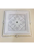 DECOGOLD Saray Tavan Göbek Panel 72cm*72cm Beyazaltın Içerisine Led Döşenebilir Panel thumbnail 1