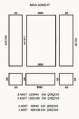 MİVA KONSEPT DEKORATİF BOYANABİLİR POLİÜRETAN DUVAR ÇITASI- 6 LI HAZIR ÇERÇEVE SETİ (SET 390) thumbnail 2
