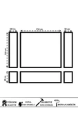 DECOZZA Boyanabilir Hazır Çerçeve (DECO-104) (18,60M)mastik Hediyeli thumbnail 2