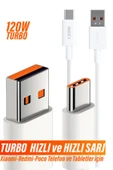 Xiaomi Mi Uyumlu Turbo Hızlı Şarj Kablosu 33W 67W 120W Turbo Şarj Cihazları İçin - 1