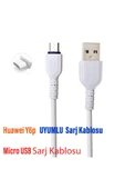 Huawei Y6p Şarj Kablosu Micro thumbnail 1