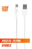 Poco F5 Poco F5 PRO Şarj Kablosu 120W Turbo Hızlı Şarj Destekler thumbnail 1