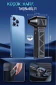 4 Kademe Süper Güçlü Üfleyici Şarjlı Hava Kompresörü 130000 RPM Çok Fonksiyonlu Turbo Fan 4000 mAh thumbnail 2