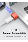 USB TYPE-C Çevirci OTG Dönüştürcü USB erkek TYPE C dişi Çevirci Şarj İçin Uyumlu 6A USB 3.0 thumbnail 3