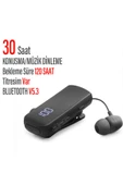 Makaralı Titreşimli Bluetooth Kulaklık Rüzgar Kesici Dijital Kulaklık 30 Saat Android & iOS Uyumlu thumbnail 1
