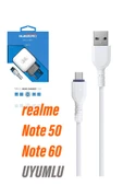 realme Note 50 Note 60 Uyumlu Şarj Aleti Type C Kablolu thumbnail 2