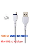 realme C3i Şarj Kablosu Micro thumbnail 1
