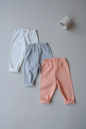 3lü Bebek Fitilli Kız Tayt Model 4 thumbnail 4