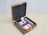 Deri Çantalı 100 Chip Ve 2 Adet İskambil Kağitına Sahip Poker Oyunu Alk4228 - 1