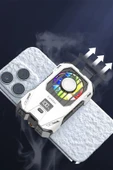 Şarjlı Gaming Telefon Soğutma Fanı Derece Göstergeli Radyatör Sessiz Bataryalı Telefon Soğutucu - 4