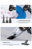 Araç Süpürgesi Kablosuz El Süpürgesi – 16000 Pa Güç, USB Type-C, Fırçasız Motor thumbnail 3