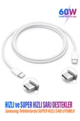Samsung A06 Uyumlu Hızlı Şarj Kablosu Type C Süper Hızlı Şarj 25W thumbnail 1