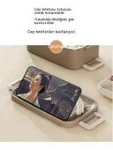 304 Paslanmaz Çelik Yemek Kabı Dikdörtgen Çift Katmanlı Yemek Kabı Öğrenci Taşınabilir Yemek Kabı thumbnail 5