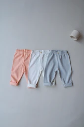 3lü Bebek Fitilli Kız Tayt Model 4 thumbnail 1