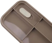 304 Paslanmaz Çelik Yemek Kabı Dikdörtgen Çift Katmanlı Yemek Kabı Öğrenci Taşınabilir Yemek Kabı - 2