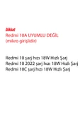 Xiaomi RedMi 10 - 10C Uyumlu Hızlı Şarj Aleti ve Kablosu Hızlı Şarj Cihazı 33W thumbnail 2
