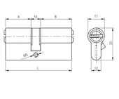 KALE BILYALI BAREL 164 BNE 90 MM NIKEL - 2