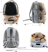 PETKIT BREEZY 2 SMART CAT CATRIER DESERT CAMO - 2
