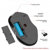 Valkyrie 6 Tuşlu Şarjlı Sessiz 2400DPI Kablosuz Gaming Mouse - 4