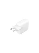 Belkin 60W 2x USB-C PD Hızlı Duvar Şarjı Beyaz - 1