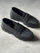 Knack Yüksek Taban Klasik Ayakkabı 779 Siyah (Siyah Taban) thumbnail 5