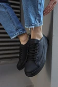 Knack Sneakers Ayakkabı 010 Siyah (Siyah Taban) - 4