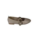 YAZKIŞ Kadın Siyah Ten Cilt Üzeri Para Baskılı Atkılı Babet thumbnail 6